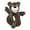 Bear, variant on PrimeGo Squeaky Plush Dog Chew Toy Boredom Stress Relief Frog Bear Sloth Rabbit Plushie Small Medium Large Dog Teething Interactive Animal Toy Pet Supplies