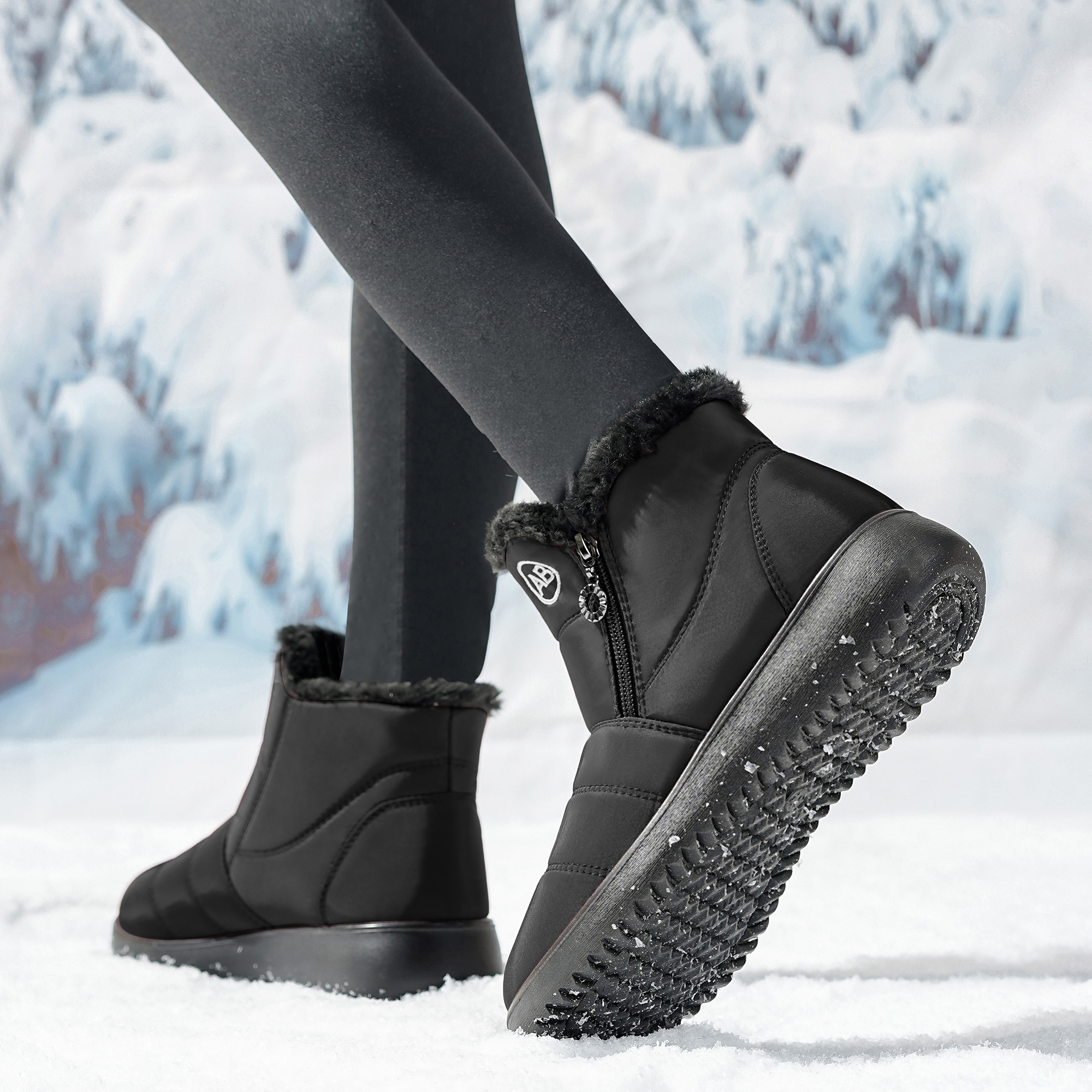Northblanc Women's Waterproof Winter Snow Boots photo 5