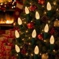 Diamond Led String Light Indoor 20-Count Battery-Operated LED Diamond-Cut C3 Christmas String ...