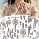 thumbnail image 1 of Kit de Tatuajes de Henna XMASIR con 12 Hojas de Stickers Impermeables, 1 of 9
