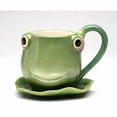 thumbnail image 4 of Ceramic Frog Cup and Saucer 8oz  or Friend, 4 of 4