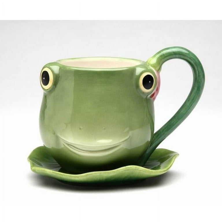 kevinsgiftshoppe Ceramic Fairy Frog Mug, Home Dcor, Gift for Her, Mom,  Spring Dcor, Cottagecore, Nature Lover Gift