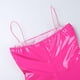 thumbnail image 5 of Gibobby Vestido de fiesta para mujer Vestido sexy de cuero de con correa de para mujer, vestido ajustado y fruncido de corte bajo, mini vestido de fiesta(Rosa caliente,G), 5 of 5
