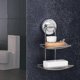 thumbnail image 2 of Stainless Steel Shower Soap Holder with Suction Cup for Bathroom, Kitchen, No Drilling Wall Mount Soap Dish, 2 of 3