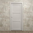 thumbnail image 3 of Sliding Pocket Door 18 x 84 inches | Ego 5010 Painted White Oak | Kit Rail Hardware | Solid Wood Interior Bedroom Modern Doors, 3 of 6