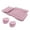 Pink, variant on Car Air Mattress Sleeping Mat 50.39"x30.31"x5.91" Back Seat Bed Air Mattress Bed with Pillows Beige