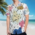 thumbnail image 5 of High Quality Hawaiian Shirts for Men Short Sleeve Aloha Beach Shirt Floral Summer Casual Button Down Shirts Blouses 5YDU8F, 5 of 7