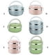 thumbnail image 2 of Advancent Fiambrera aislada Contenedor de alimentos apilable de acero inoxidable Fiambrera grande para niños adultos a prueba de fugas, rosa, de una sola Mostrada Azul 2 capas Advancent HA008527-04, 2 of 6