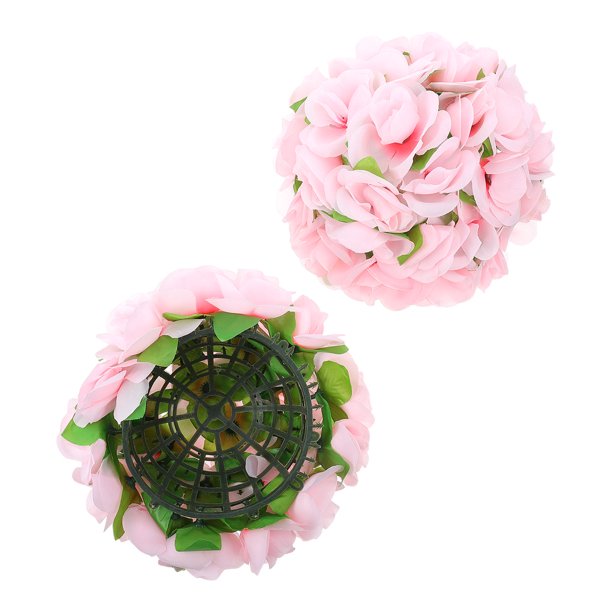 AURARMLET Flor De Bola Decorativa Con Rosas Artificiales Para De Bodas Y Eventos