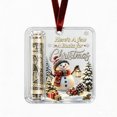 thumbnail image 2 of huayou Cheerful Christmas Festive Snowman Gift Card Box Ornament, Hanging Gift Card Holder with Lantern Scene for Xmas Tree Holiday Decorations, 2 of 7