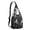 Black-55, variant on Constellation Sling Backpack - Astronomical Star Chart Pattern Crossbody Bag, Lightweight Durable Pack for Goth Travelers