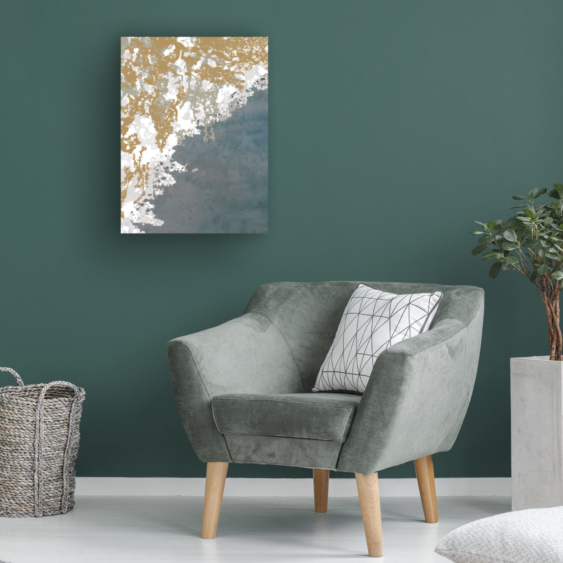 Canvas Wall Art - Maliq 'A Sign Of The Times' Wall Art for Living Room, Bedroom, or Office Décor by Trademark Fine Art - 14 x 19 Inches