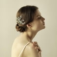 thumbnail image 4 of Rhinestone Gypsophila Flower Hair Comb Slide Wedding Hair Accessories, 4 of 8