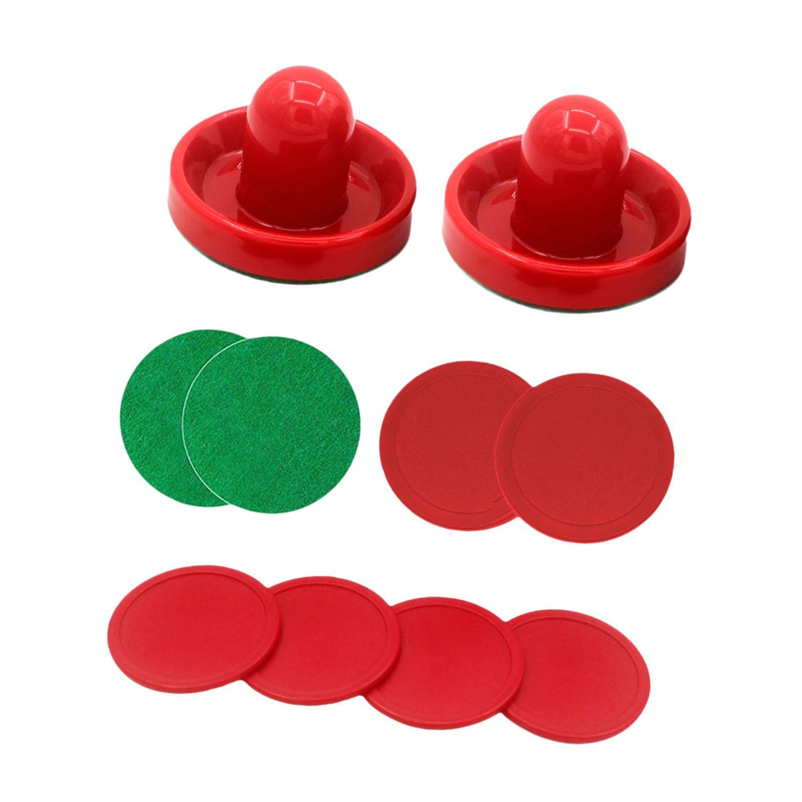 Fzaqwen Air Hockey Pucks Air Hockey Tables Equipment, Replacement Pucks Air Hockey Table Pucks and Pushers