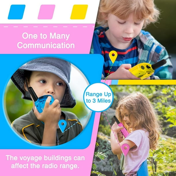 Walkie Talkie de 3 piezas para niños, juguete portátil de mano Walky Talky de 3 niños de largo alcance con pantalla LCD para niños y niñas | Bodega Aurrera en línea Walkie Talkie de 3 piezas para niños, juguete portátil de mano Walky Talky de 3 niños de largo alcance con pantalla LCD para niños y niñas | Bodega Aurrera en línea