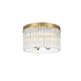 thumbnail image 3 of Elegant Lighting Harlow 16" Flush Mount in Satin Gold, 3 of 8