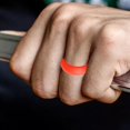 thumbnail image 4 of Silicone Rings For Women & Men – Trendy Unisex Stackable Rubber Wedding Bands Comfortable Breathable Flexible Fashion Jewelry For Active Ready Packaging Middle Finger Necklace Jewelry Ring Rings Set, 4 of 4