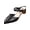 Black, variant on Women's Closed Pointed Toe Mules Two Way Wear Strap Backless Loafer for Women Mid Chunky Heel Mule Slingback Sandals Slip on Slides Dress Shoes