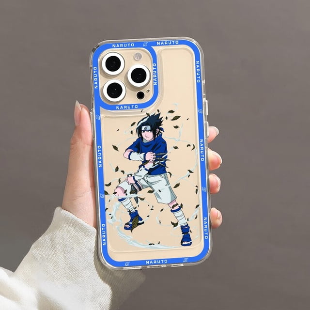 Anime Naruto Itachi Shika Sasuke Akatsuki Gaara Phone Case for iPhone 11 12 13 Mini Pro Max 14 Pro Max Case transparent shellFor iphone 14 Gao Jinjia LED