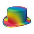 thumbnail image 3 of Sombrero de arcoíris para adultos, sombrero de mago para fiesta, escenario, actuación, festival,, 3 of 8