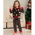thumbnail image 3 of Conjunto de pijamas para niños, ropa de casa de algodón con patrón de árbol de Navidad de Papá Noel, trajes de bebé para niños pequeños, 3 of 4