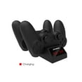 thumbnail image 4 of Station de Recharge pour Manettes PS4 - Chargeur Double Station pour Manettes Sans Fil PS4/PS4 Slim/PS4 Pro / Comprend Adaptateur d'Alimentation CA, Indicateurs de Charge à DEL, Protection contre les Surcharges et Base Antidérapante, 4 of 4