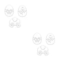 thumbnail image 2 of Advancent Molde para repujado de galletas, moldes de Pascua de dibujos animados, herramienta decorativa para hornear en el hogar Type2 NO2, 2 of 6