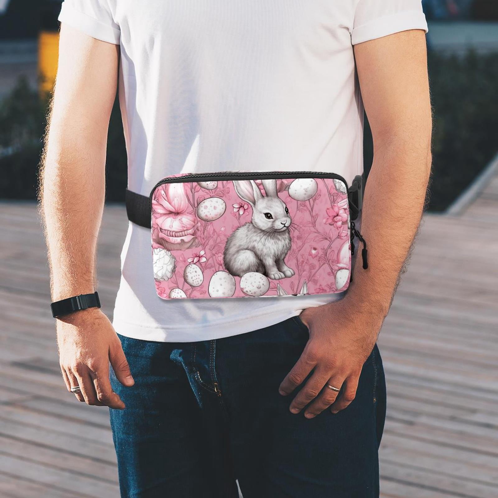 Easter Lightweight and Adjustable Running Belt Waist Pack Waist Bags for Unisex with Extension Strap