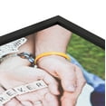 thumbnail image 4 of ArtToFrames 10" x 22" Satin Black Picture Frame, 10x22 inch Black Wood Poster Frame (WOM-1451), 4 of 8