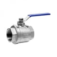 thumbnail image 5 of Stainless Steel BallValve SS304 2P Full Port Ball Valve 1/2" 3/4" 1" 1-1/4" Female Valve Vinyl Handle Valves, 5 of 6