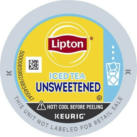 Lipton® Unsweetned Iced Black Tea K-Cup, Each
