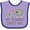 Lavender and Purple, variant on Inktastic My Glamma Loves Me Grandchild Boys or Girls Baby Bib