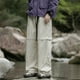thumbnail image 3 of Pantalones largos de nailon para hombre, con cremallera, para escalada, secado rápido, informales, con botones y bolsillos laterales., 3 of 4
