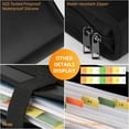 thumbnail image 6 of File Storage File Storage Fireproof Accordion File Organizer, Portable Expanding File Folder with Waterproof Zipper&Labels, Black Document Organizer with 13 Pockets, File Organizer, 6 of 6