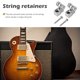 thumbnail image 5 of Toystoory 2 uds retenedores de cuerdas de rodillos de guitarra guías de cuerdas de guitarra eléctrica Musical Accesorios para instrumentos musicales plata Toystoory OD000269-01B, 5 of 6
