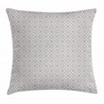 thumbnail image 1 of Grey and White Throw Pillow Cushion Cover, Middle Eastern Mosaic Antique Pattern Victorian Baroque Damask Influences, Decorative Square Accent Pillow Case, 16 X 16 Inches, Grey White, by Ambesonne, 1 of 2