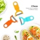thumbnail image 2 of Pelador de verduras y frutas KITCHPOWER con cuchillas de acero al carbono, paquete de 3, 2 of 7