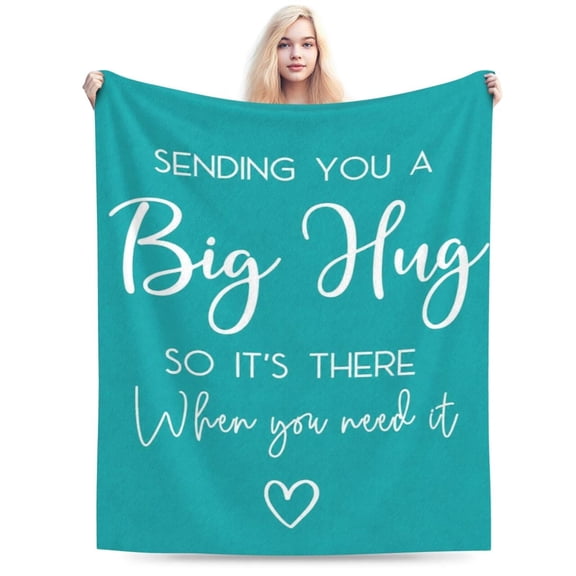Gifts for Women, Thinking of You/Cheer Up/Inspirational Gifts for Christmas/Birthday/Get Well, Hug/Love Blanket 50x40