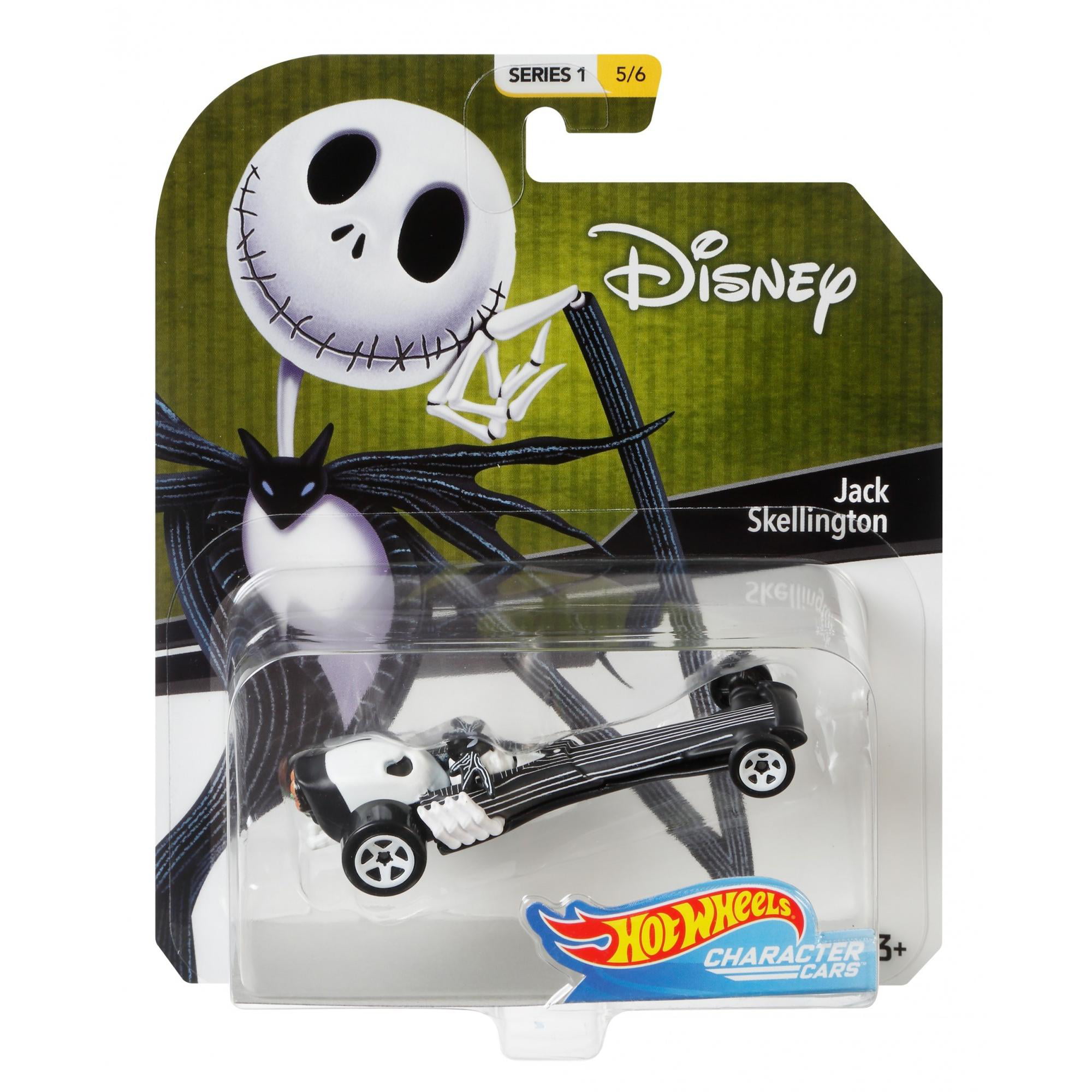 Hot Wheels Disney Character Cars Nightmare Before Christmas JACK SKELLINGTON