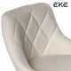 thumbnail image 4 of Banco Alto Respaldo Barra Desayunador Cocina Giratorio Blanco EKE Life Home  8130, 4 of 7