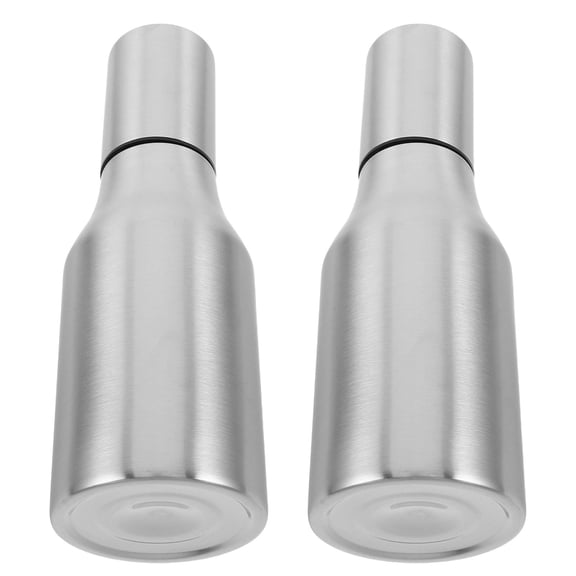 VERDANVERSE Stainless Steel Olive Oil Dispenser Set for Kitchen Versatile Use 2Pcs