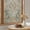 Orange, variant on Window Privacy Film, Diamond Medallion Stained Glass Rainbow Film Vintage Traditional Brown Beige Abstract Floral Decorative Window Clings, Static Cling Sun Blocking Stickers For Bathroom 17.7"x39.3"