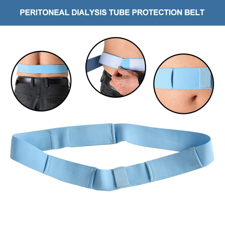 Hola Health PD Catheter Belt Peritoneal Dialysis Abdominal Waist Band Pouch Holder Accessories for Secure Transfer Set Peg G Stomach Feeding Tube