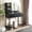 Black, variant on melmine Makeup Vanity Table for Small Spaces Dressing Table with Mirror & LED Lights Makeup Desk with 2 Fabric Drawers & USB Port for Bedroom, Black