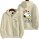 thumbnail image 2 of Snoopy-Sudadera con capucha y cremallera para hombre y mujer, chaqueta informal de dibujos animados de Anime, color rosa, abrigos de gran tamaño para parejas, primavera y otoño, novedad de 2024, 2 of 5