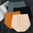 thumbnail image 3 of 5 Pcs Culottes Sans Coutures pour Femmes Taille Haute Invisibles Extensibles en Soie Glacée Hipster Côtés Ondulés Culottes Invisibles, 3 of 8