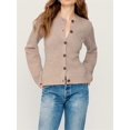 thumbnail image 2 of SUNSIOM Cardigan Uni pour Femmes Manches Longues Col Rond Boutonné Pull Tricoté avec Poches, 2 of 6