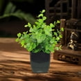 thumbnail image 5 of Eoozwa Faux Plant Indoor in Plant Pot,House Plant for Farmhouse Kitchen Decor Living Room Accessories Home Office Cubicle padshelf Guest Room Balcony Bathroom Rustic Green Room Floor Table, 5 of 6