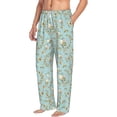 thumbnail image 2 of Daiia Cute Honeybees Men's Sleep Pant with Pockets and Drawstring,Pajama Pants-XX-Large, 2 of 9