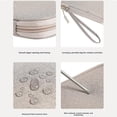 thumbnail image 5 of Portable Travel Cable Organizer Bag, Waterproof Tech Pouch for Chargers, Power Bank, Earbuds, Cords, 5 of 7